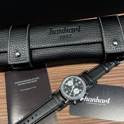 Montre Hanhart 417 ES Flyback Reverse Panda 42mm Manuel