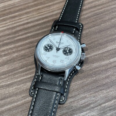 Montre Hanhart 417 ES Flyback Panda 39mm 1954 Manuel