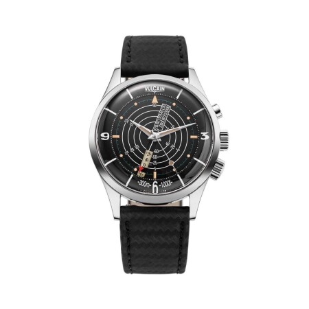 MONTRE VULCAIN NAUTICAL HERITAGE CRICKET BLACK AND BROWN