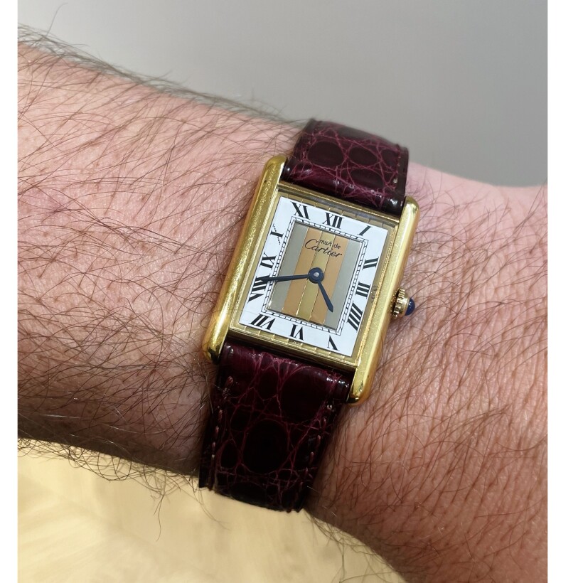 Montre Cartier Tank Must Trinity Dial 590005