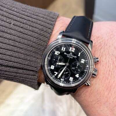 Montre Blancpain Leman Flyback Chronographe 2185F.