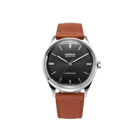 Montre Vulcain Grand Prix Noire 39 mm.