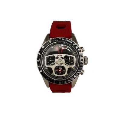 Montre Yema Vintage Rallygraf Super Chronograph Valjoux 7736