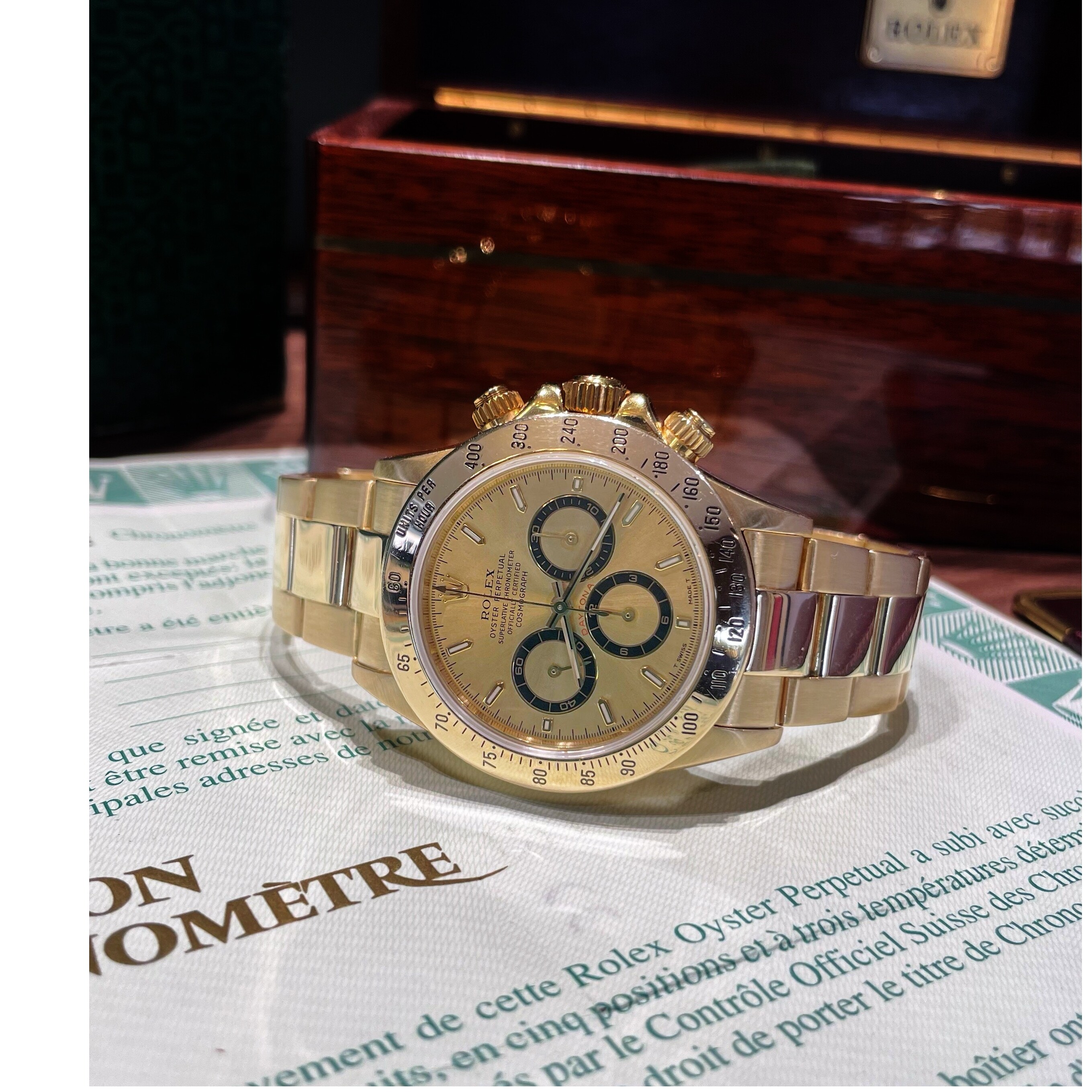 Montre Rolex Daytona Zénith 16528. vue 2