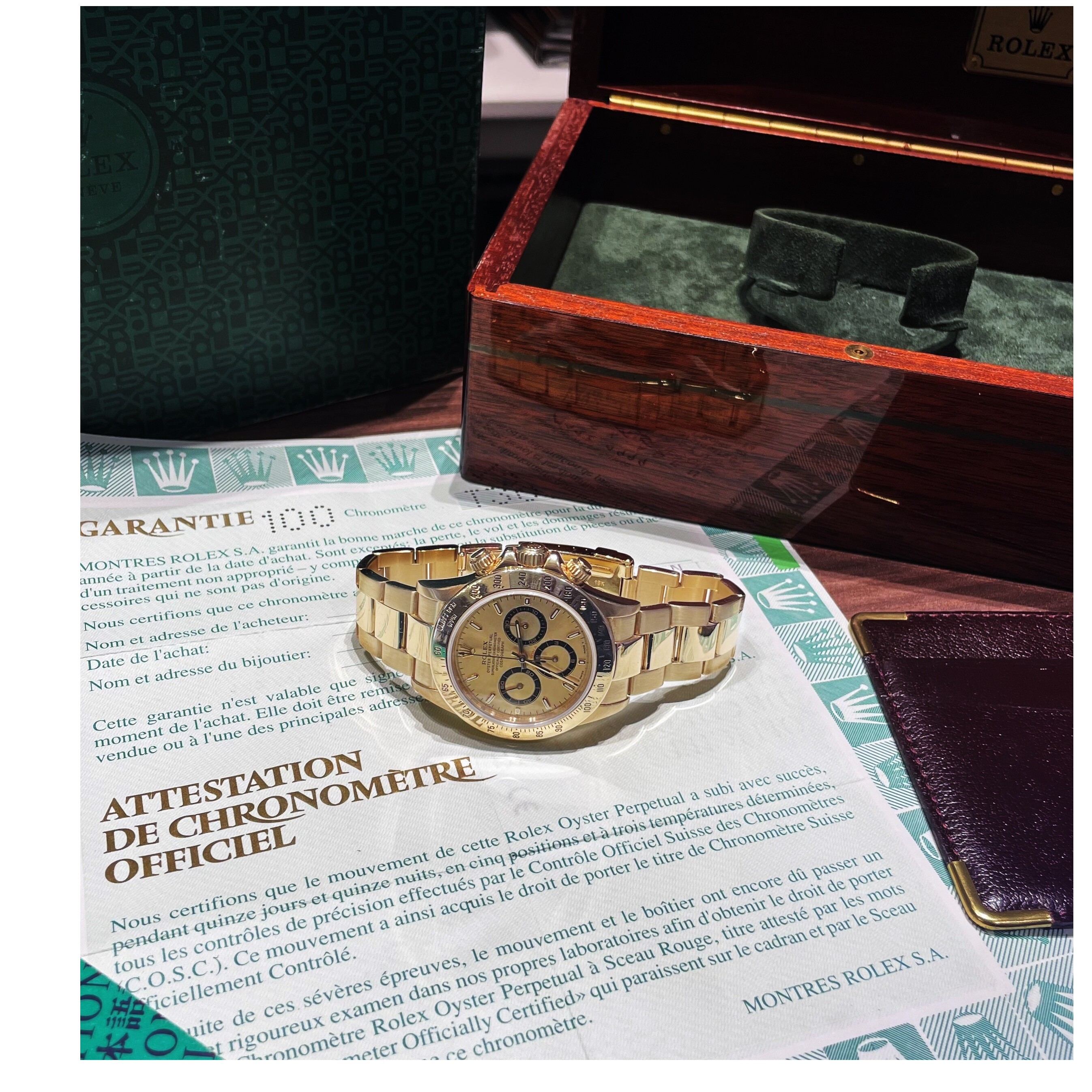 Montre Rolex Daytona Zénith 16528. vue 9