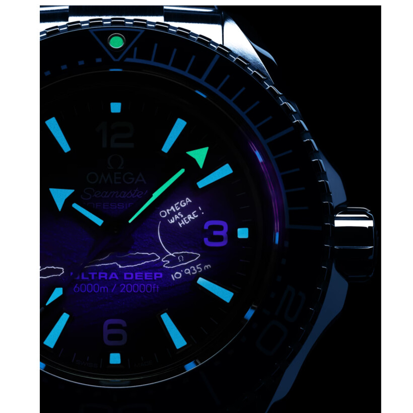 Montre Omega Seamaster Planet Ocean Ultra Deep.