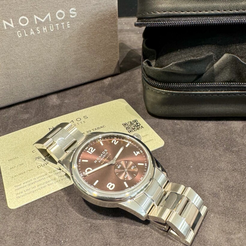 Montre Nomos Club Sport Neomatik 39 Tabac