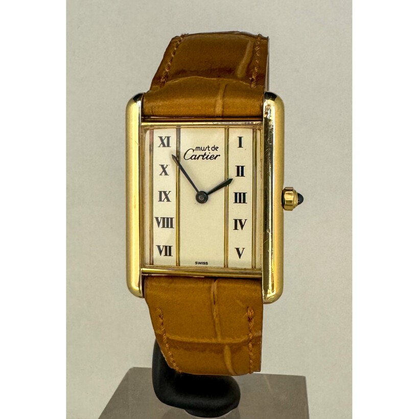 Montre Cartier Tank Must Vermeil 681006.