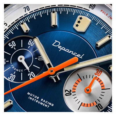 Montre Depancel Allure Chronographe Bleu Manuel.