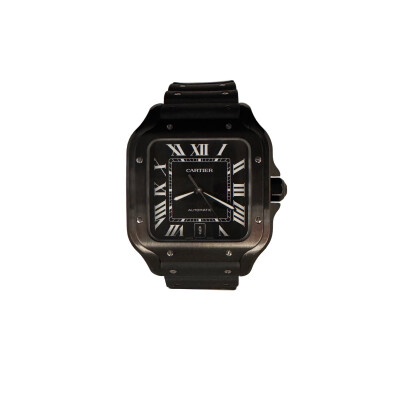 Montre Cartier Santos de Cartier Grand modèle acier  ADLC