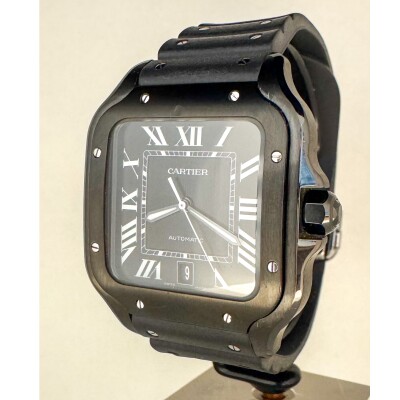 Montre Cartier Santos de Cartier Grand modèle acier  ADLC