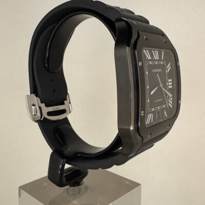 Montre Cartier Santos de Cartier Grand modèle acier  ADLC