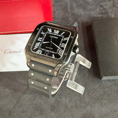 Montre Cartier Santos de Cartier Grand modèle acier  ADLC