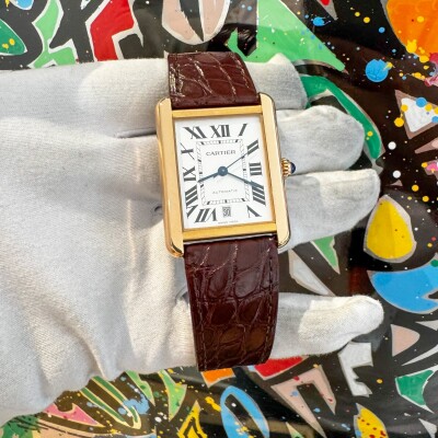 Montre Cartier Tank Solo Xl Auto 3799.