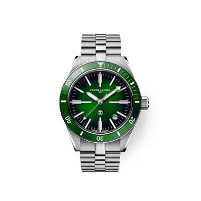 Montre Favre Leuba Deep Raider Green.