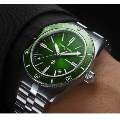 Montre Favre Leuba Deep Raider Green.