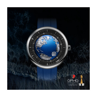 Montre Ciga Design Blue Planet II Titanium 46 mm.