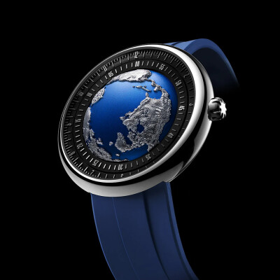 Montre Ciga Design Blue Planet II Titanium 46 mm.
