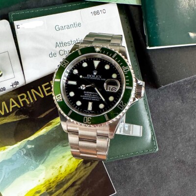 Montre Rolex Submariner Date 16610LV.