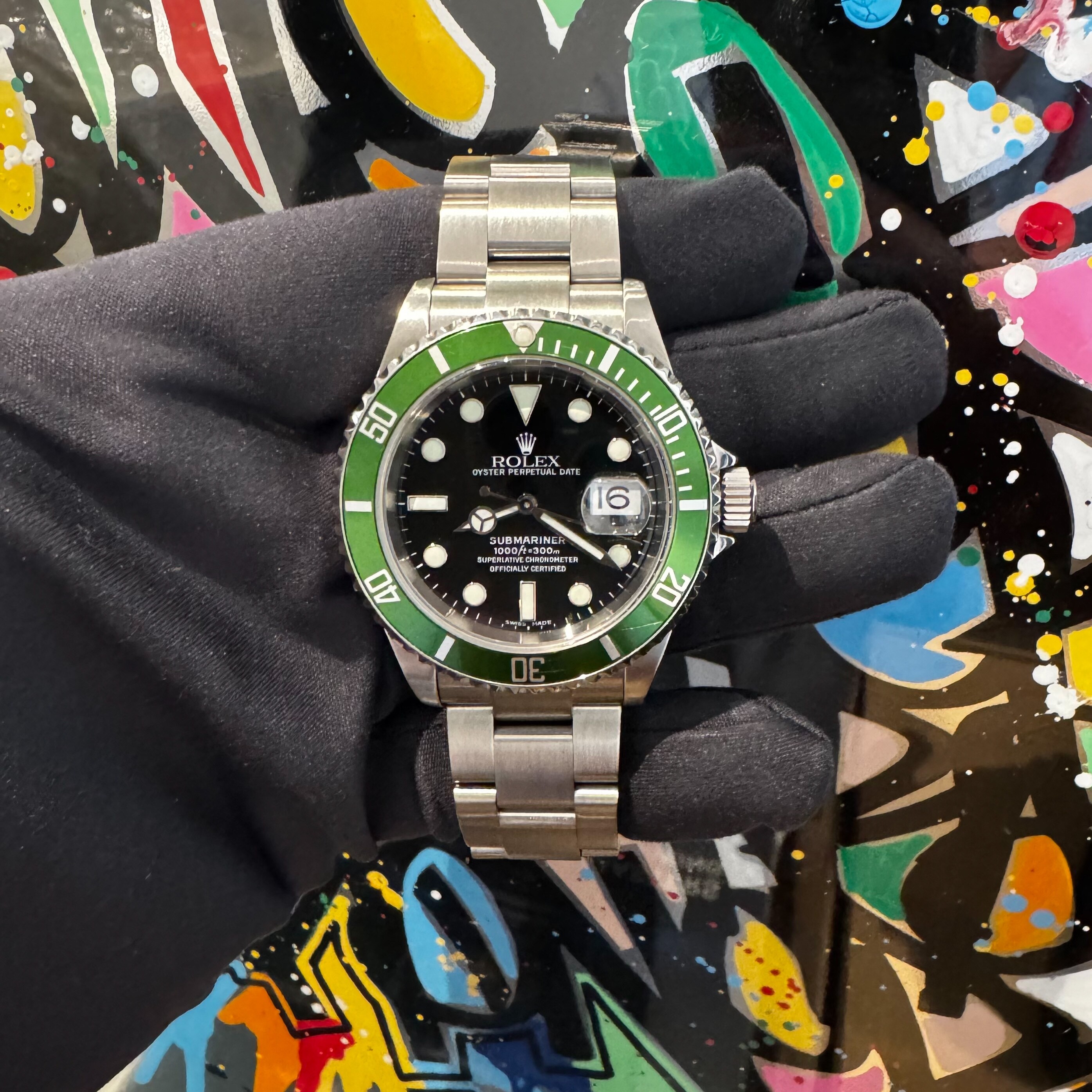 Montre Rolex Submariner Date 16610LV. vue 4