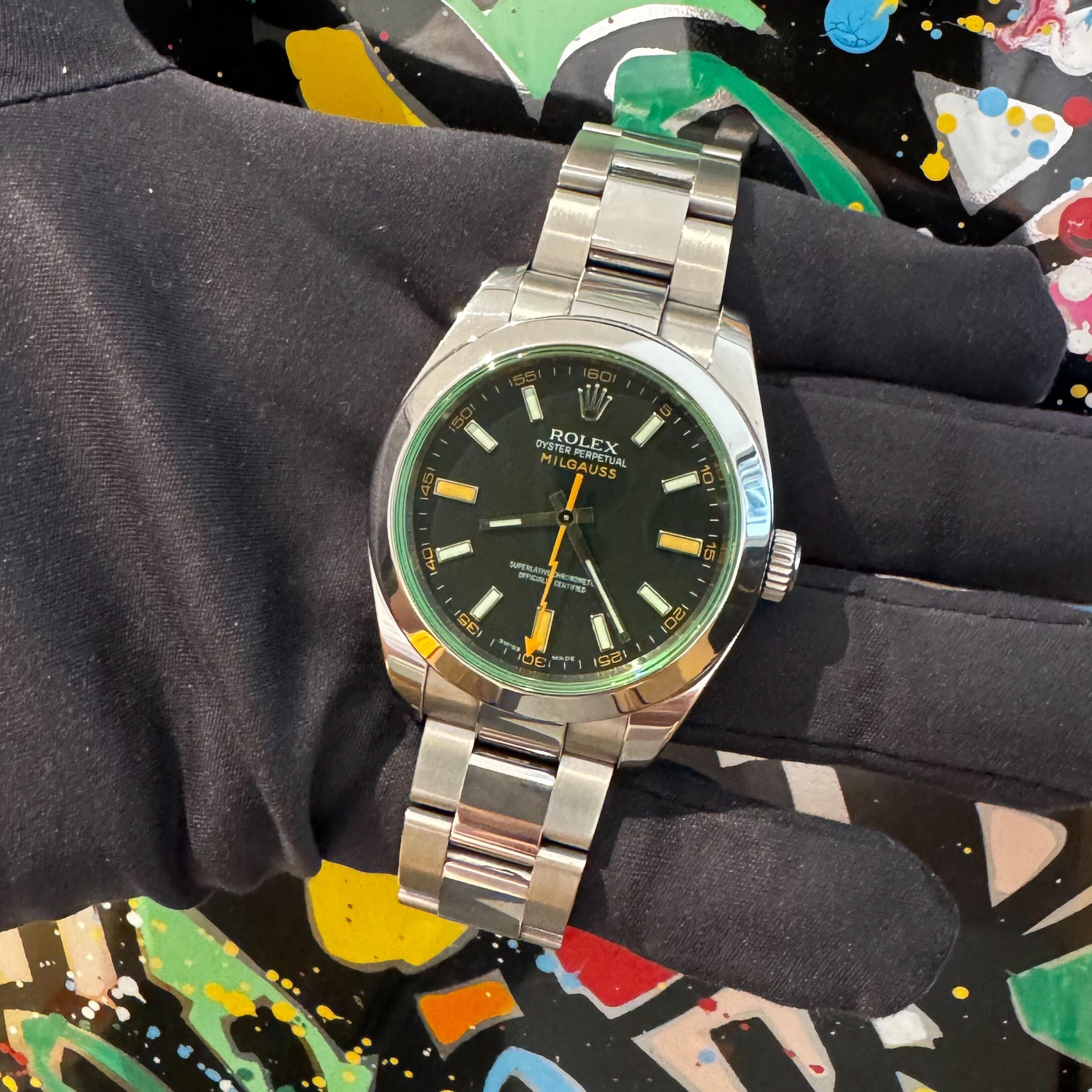 Montre Rolex Milgauss 116400GV. vue 5