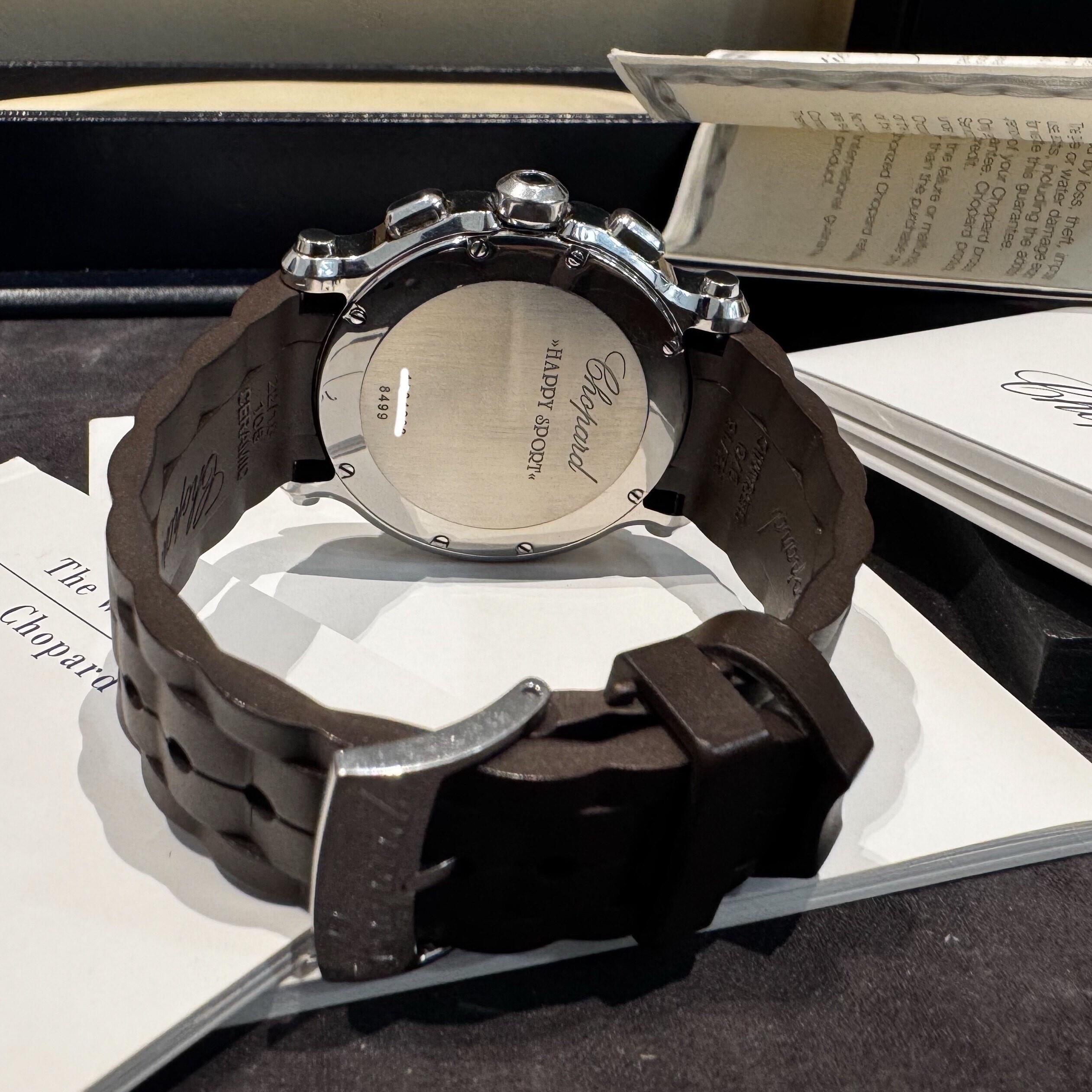 Montre Chopard Happy Sport Chronographe 8499. vue 4