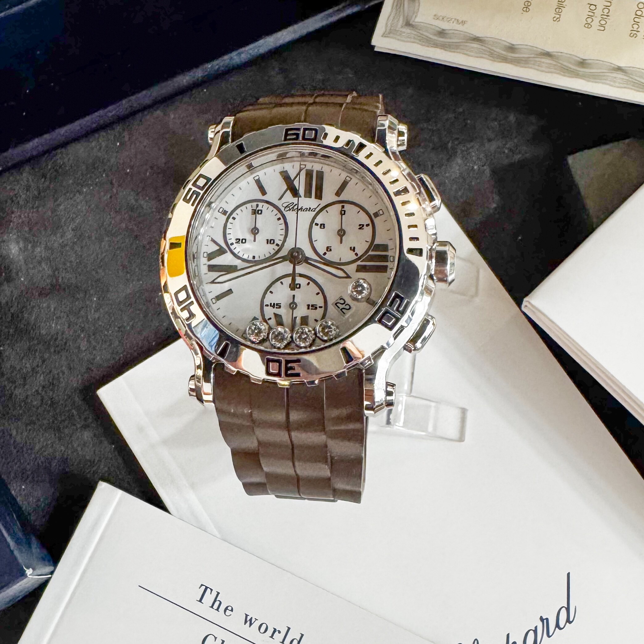 Montre Chopard Happy Sport Chronographe 8499. vue 2