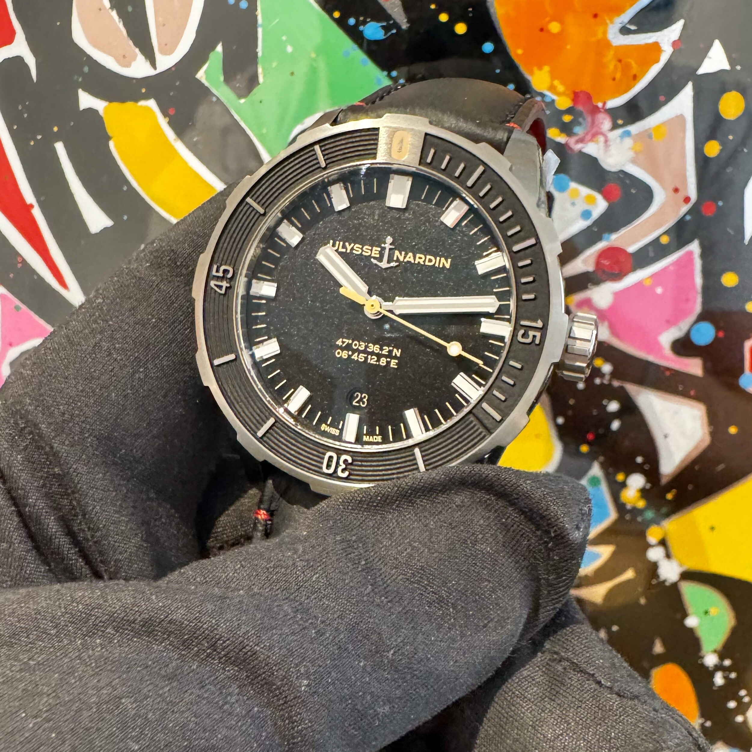 Montre Ulysse Nardin Diver Ltd Edition Qatar 2022. vue 4