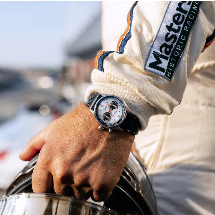 Montre Depancel Autosport Silver. vue 4