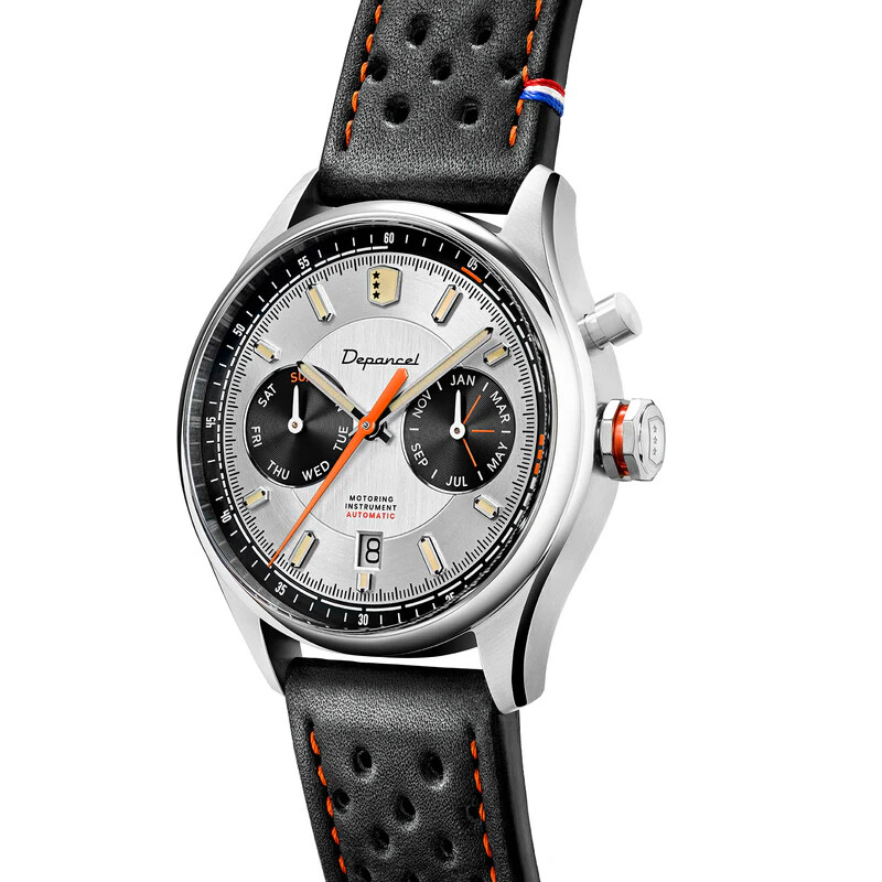 Montre Depancel Autosport Silver. vue 3