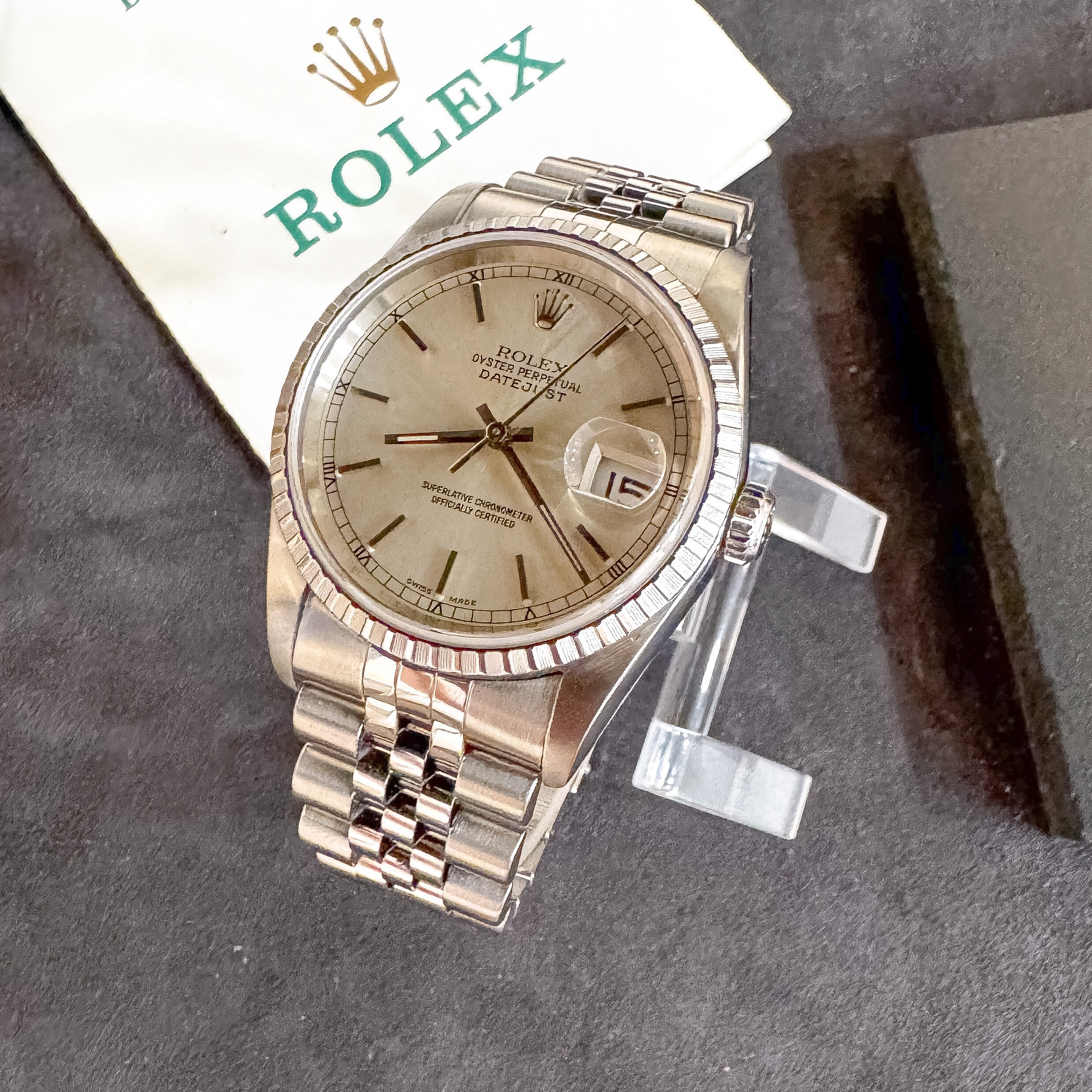 Montre Rolex Datejust 36 16220. vue 2