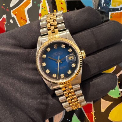 Montre Rolex Datejust 36 16233 Vignette Blue.