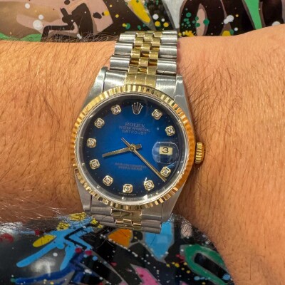 Montre Rolex Datejust 36 16233 Vignette Blue.