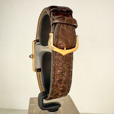 Montre Cartier Tank Solo PM Or rose et acier 3168.