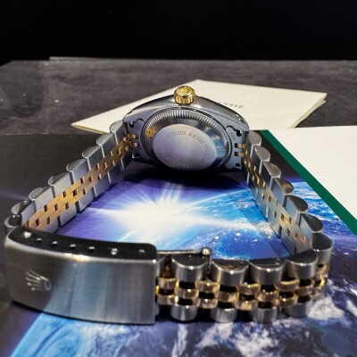 Montre Rolex Date Lady or et acier 6917.