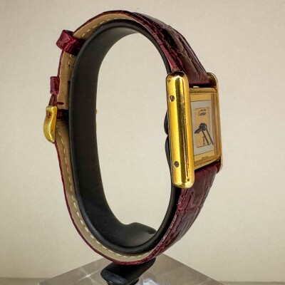 Montre Cartier Tank Must Trinity Vermeil PM.