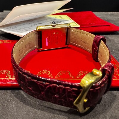 Montre Cartier Tank Must Trinity Vermeil PM.