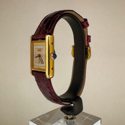 Montre Cartier Tank Must Trinity Vermeil PM.