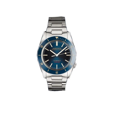 Montre Auricoste La Royale Type 32 Bleue Ltd Edition.