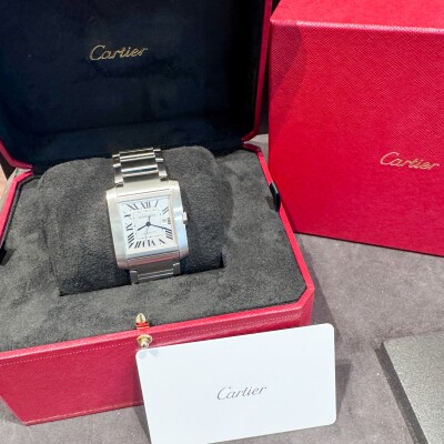 Montre Tank Française Grand modèle WSTA0067.