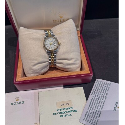 Montre Rolex Lady Date Or/acier 69173.