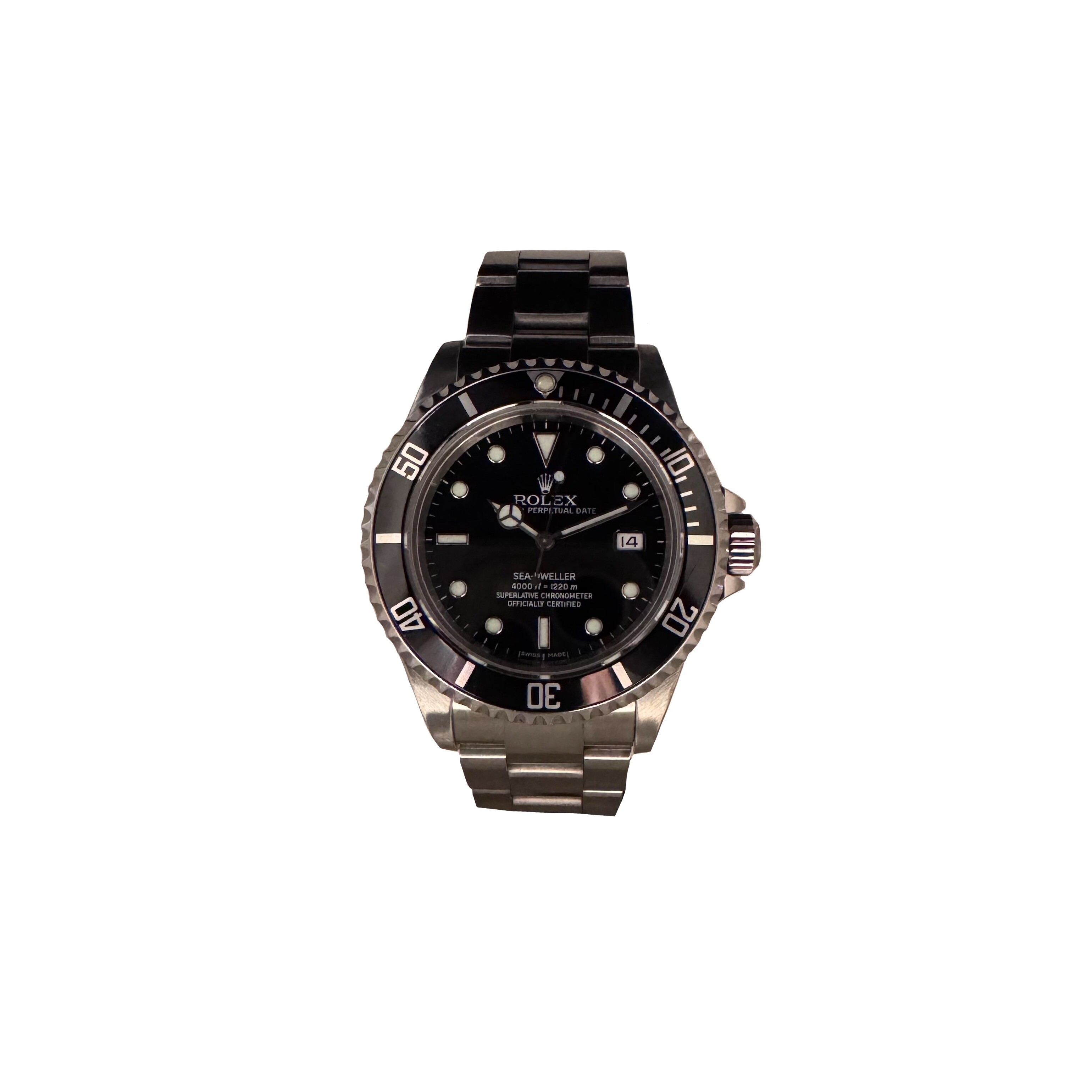 Verre Saphir Rolex Pour Sea-Dweller 16600 - Référence B25-285-C1 - Pièce Neuve Authentique