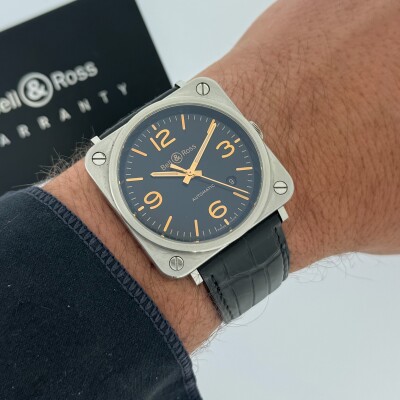 Montre Bell & Ross Aviation BRS 92 golden heritage