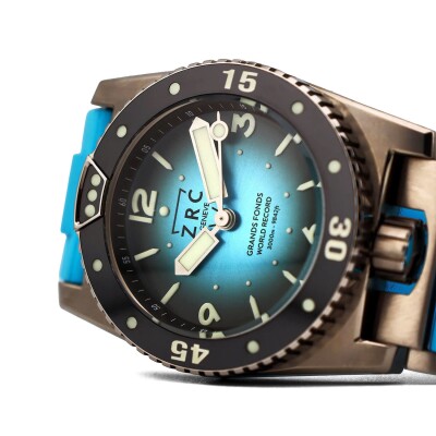 Montre ZRC 1904 Grands Fonds Titane Record du Monde.