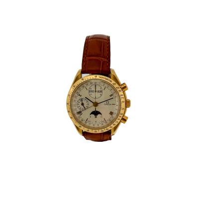 Montre Omega Speedmaster Moonphase Or jaune.