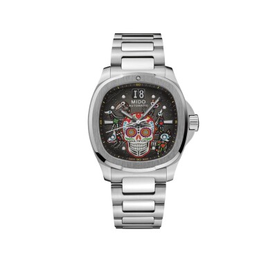 Montre Mido Multifort TV Big Date Alebrijes "Celebración de los muertos"