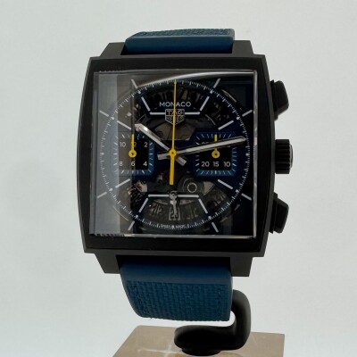 Montre TAG Heuer Monaco Chronograph Dark Blue Skeleton Automatic 39mm
