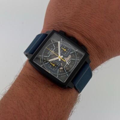Montre TAG Heuer Monaco Chronograph Dark Blue Skeleton Automatic 39mm