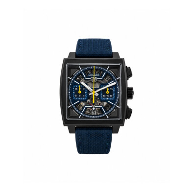 Montre TAG Heuer Monaco Chronograph Dark Blue Skeleton Automatic 39mm