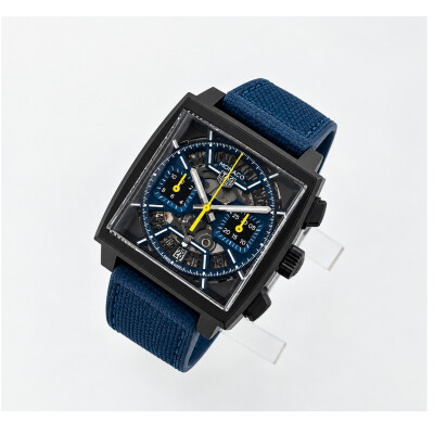 Montre TAG Heuer Monaco Chronograph Dark Blue Skeleton Automatic 39mm